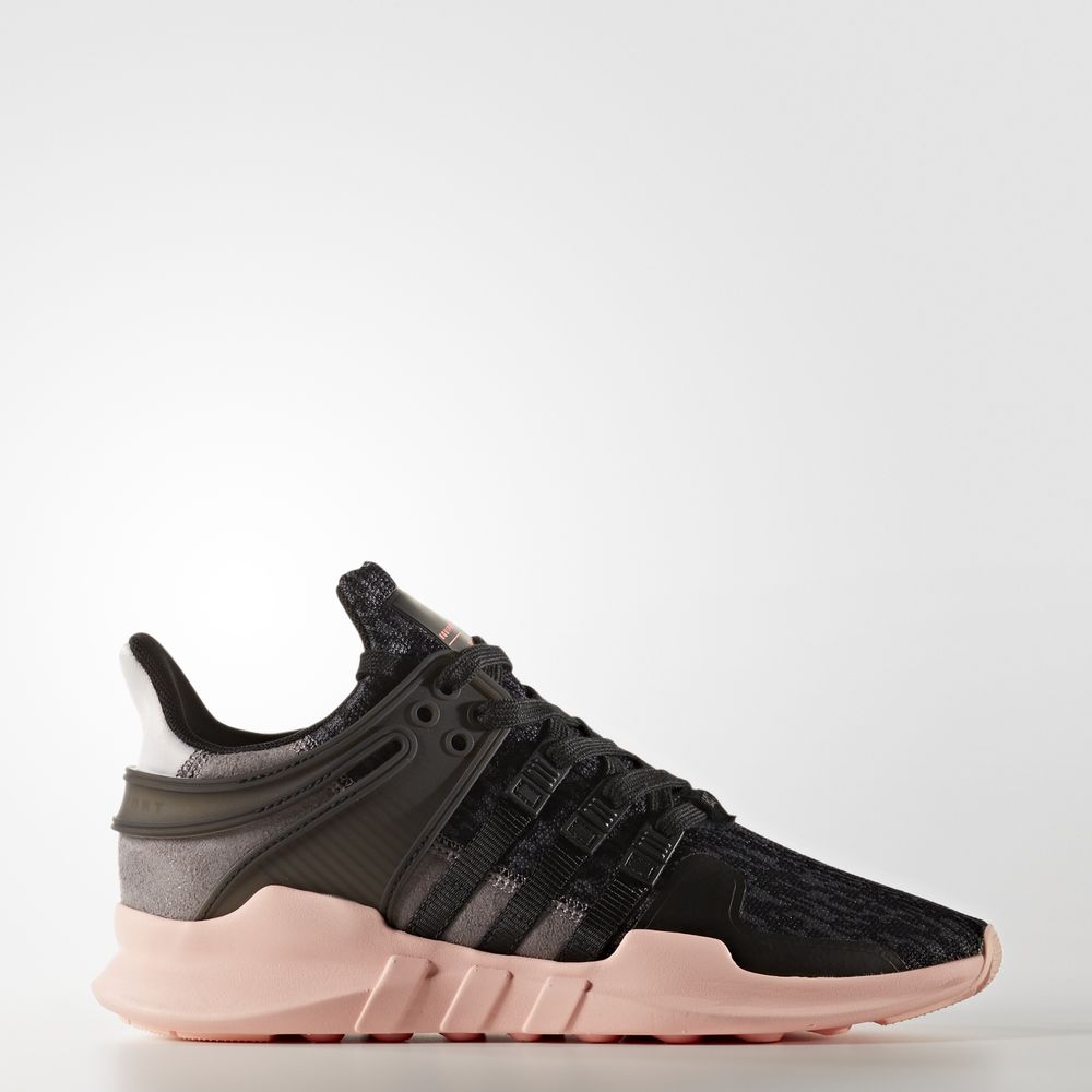 Adidas Eqt Support Adv - Originals γυναικεια - Μαυρα/Γκρι/Μωβ,Μέγεθος: EU 36 – 54 2/3 (438BJARI)